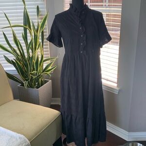 Black Smock Dress